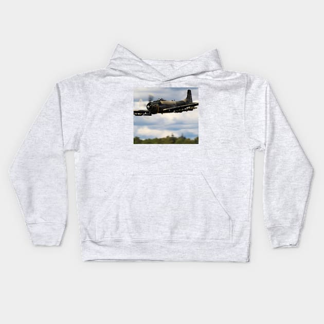 A-1 Skyraider "The Proud American" fast-pass Kids Hoodie by acefox1